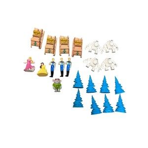 Frozen & Others PVC Mini Figure Lot My Busy Books Replacement Toy 22pc Cake Top